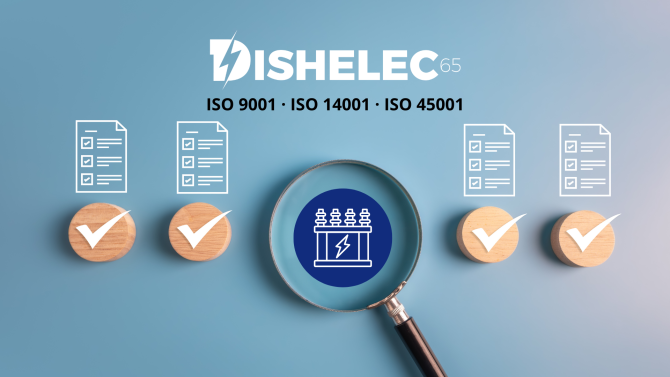 DISHELEC 65 Certificaciones ISO
